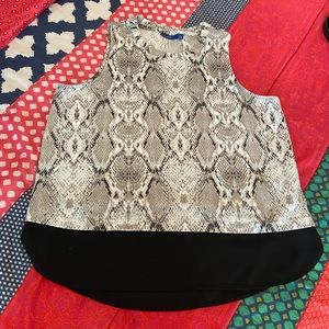 Snakeskin Look Tank